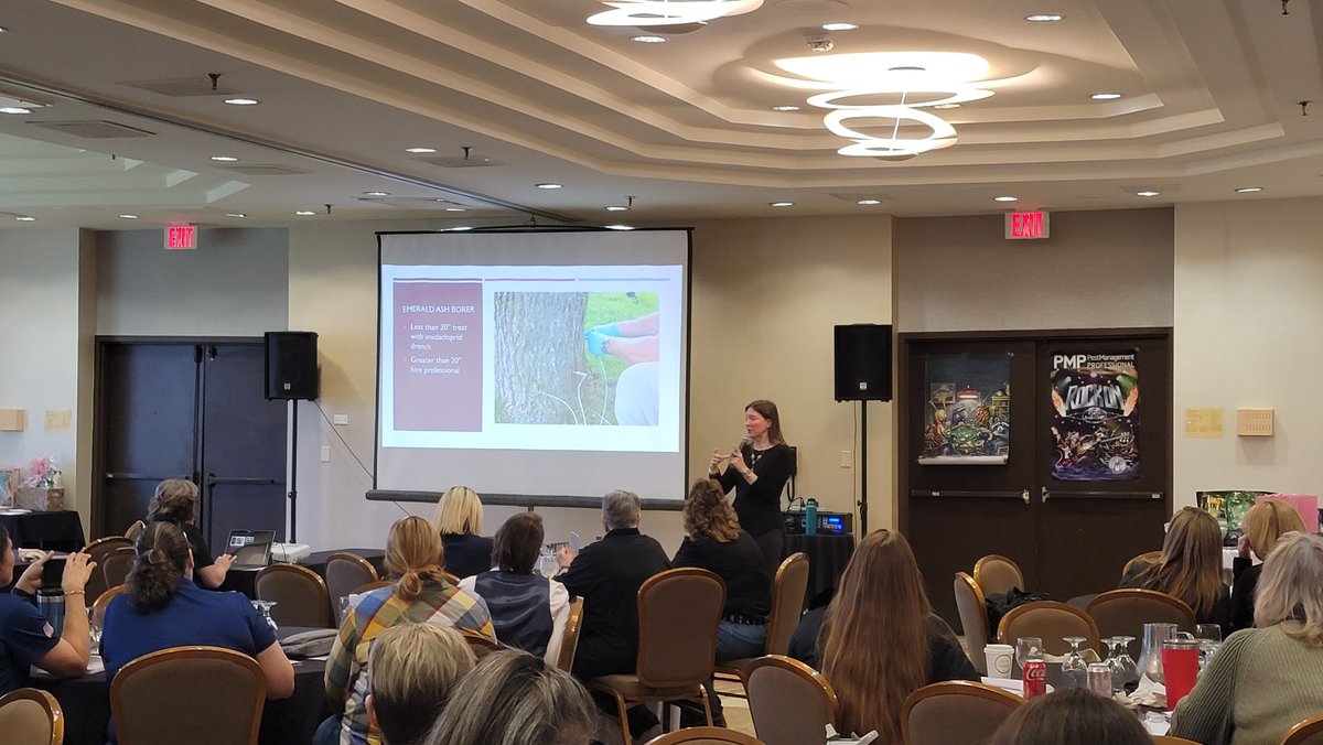 JanetDHurley's tweet photo. The Women in Pest Control group meet this week in Austin and I had honor to be their first speaker. Got to share what I learned in Ft. Collins about some nasty #vectors #IPM #txexteension #txresearch @tamubugs https://t.co/xIgy4YvJ3V