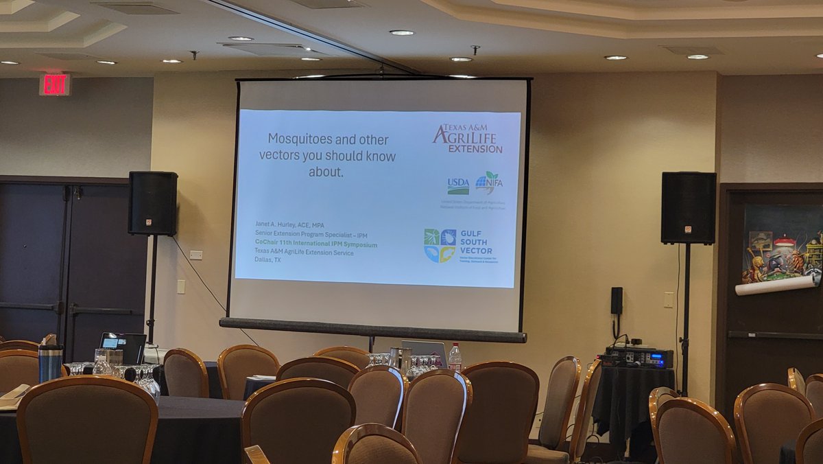 JanetDHurley's tweet photo. The Women in Pest Control group meet this week in Austin and I had honor to be their first speaker. Got to share what I learned in Ft. Collins about some nasty #vectors #IPM #txexteension #txresearch @tamubugs https://t.co/xIgy4YvJ3V