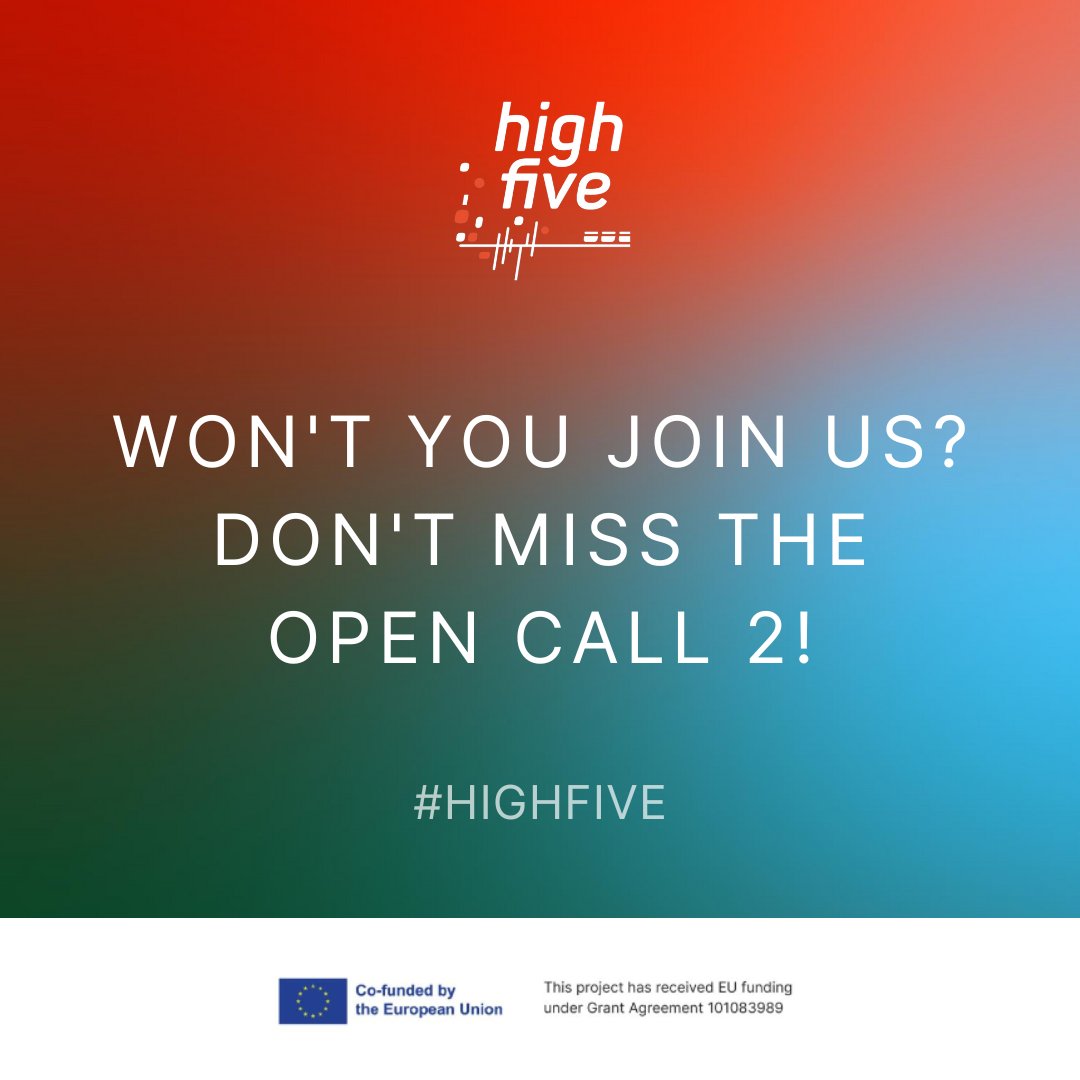 HIGHFIVE's 2nd Open Call is here! 💡 SMEs, seize up to €120K funding to pioneer digital innovations. Deadline: Mar 28, 2024. Dive into Industry 5.0 & shape the future of food! 🔗 Apply: highfive.ss4af.com/open-calls/sec… #SMEFunding #OpenCall #I3Instrument