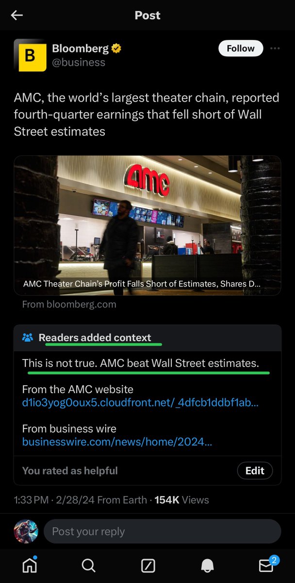EduardBrichuk's tweet photo. Get rekt Bloomberg @business liars. Enjoy the community notes shaming your terrible journalism and pathetic Wall St.
#ApesNeverLeaving we will expose ALL of your corruption and Wall St ties &amp; conflicts of interests. https://t.co/V03iktuTlj