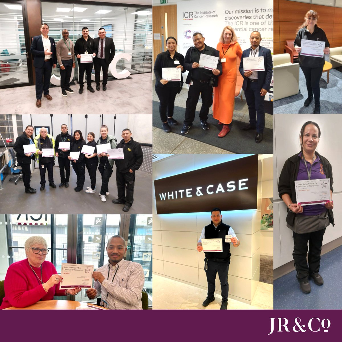 Every member of our teams embodies our values of being meticulous, passionate, expert and personal. And on this Employee Appreciation Day, the spotlight shines on all the incredible people at JR&Co. Your hard work doesn't just clean; it empowers. Here's to you! #ThankYou