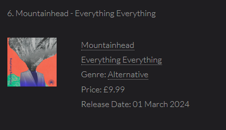 SoundwaveTribe's tweet image. Direttamente nella top 10 iTunes UK il #newalbum degli EVERYTHING EVERYTHING !

#everythingeverything #alternativemusic