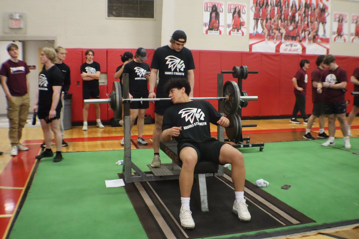 Mandan Weightroom tweet media