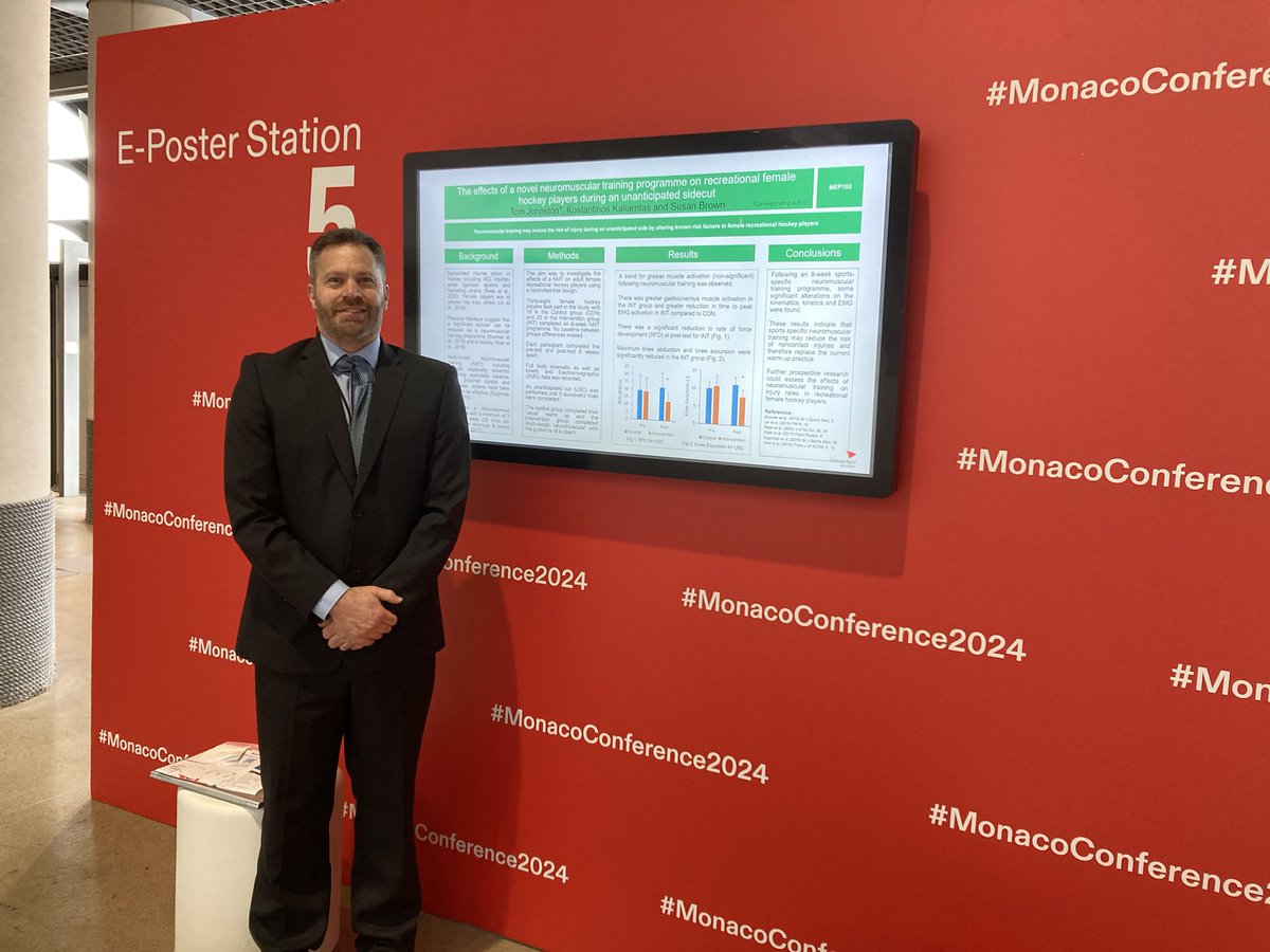 Taking some time out from <a href="/EdinburghUni/">The University of Edinburgh</a> <a href="/MorayHouse/">Moray House School of Education and Sport</a> <a href="/UoE_ISPEHS/">ISPEHS</a> <a href="/UoETechnicians/">University of Edinburgh Technicians</a> to get a great experience presenting my work <a href="/IOCprevConf/">IOC WORLD CONFERENCE</a> #hockey #injuryprevention #appliedresearch #researchintoaction 

#MonacoConference2024 

<a href="/ENUApplyScience/">ENU Applied Sciences</a> <a href="/ENUSportScience/">ENU Sport Science</a> <a href="/EdinburghNapier/">Edinburgh Napier University</a>