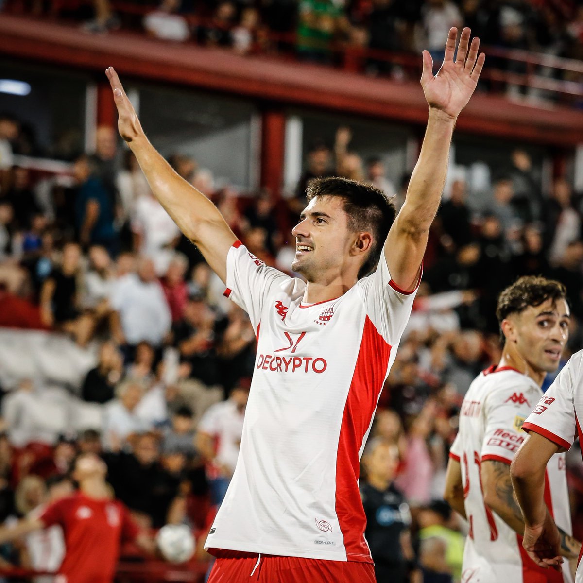 CAHuracan's tweet photo. "Me emociona el hincha de Huracán. Le voy a estar agradecido por siempre, por todo lo que me dieron. Eso se gana, tengo que seguir demostrando".

Nacho ♥️ https://t.co/7heRT7bSbb