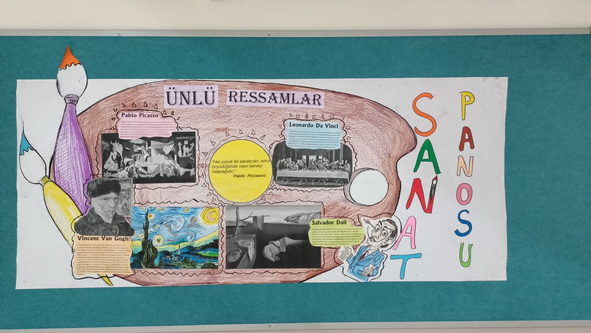 Görsel sanatlar öğretmenimiz SANAT PANOSU. Emeğine sağlık
<a href="/Cgnde/">Cengiz GÜNDEŞ</a> 
<a href="/NizipilceMEM/">Nizip İlçe Milli Eğitim Müdürlüğü</a>