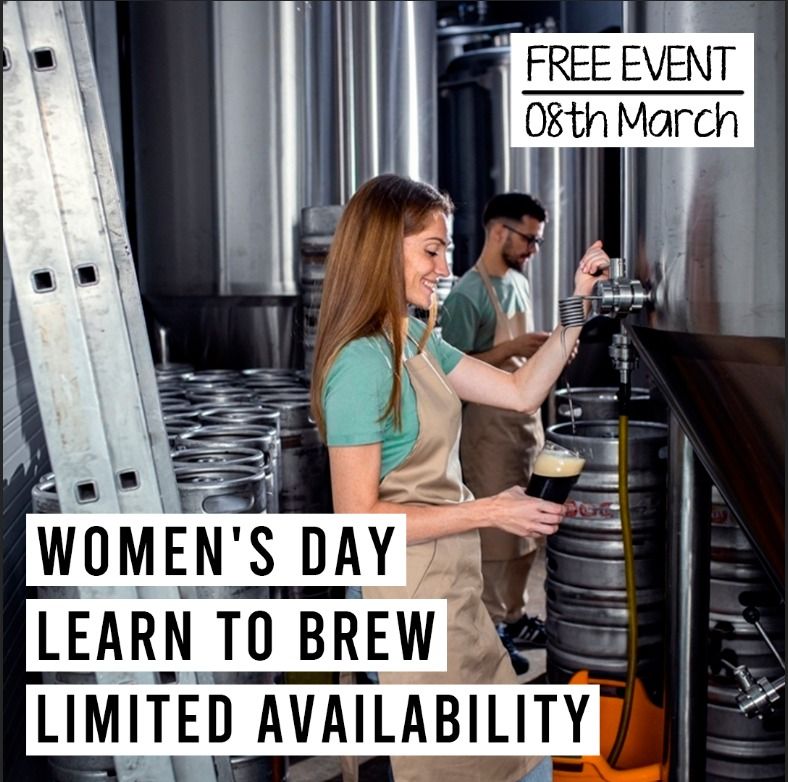 Join us for a women-only brewing workshop led by Pat, our lead brewer. Limited spots available: 5 When we choose the the winners: Monday 4th Rules: Follow us and tag your girlfriend that is interested in learning about how to brew. #womenwhobrew #homebrewing #Womensday