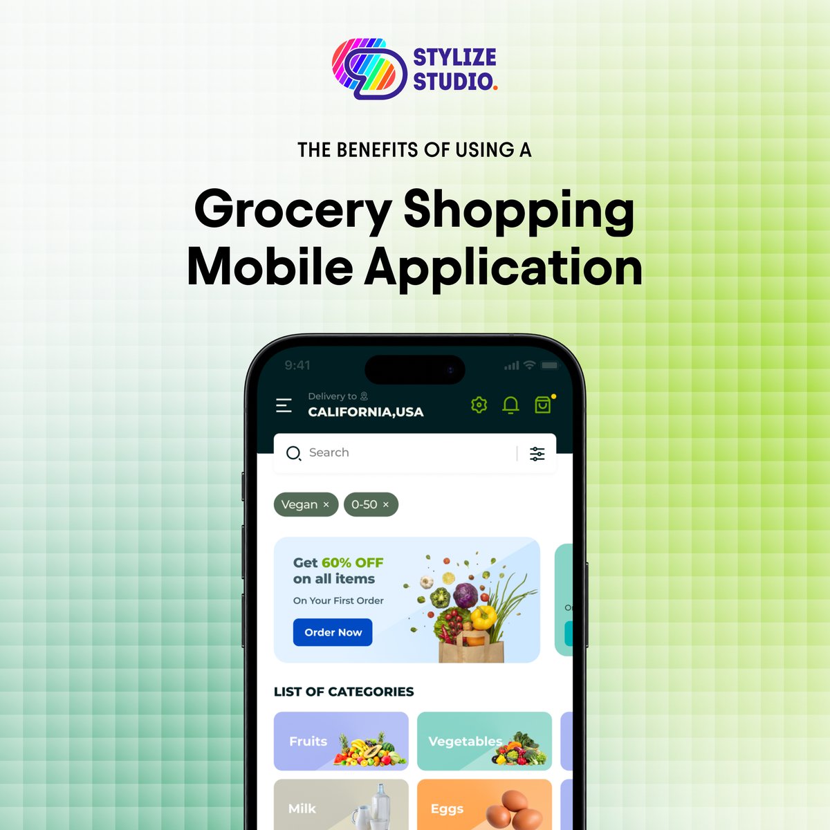 StylizeStudio's tweet photo. Benefits of using a Grocery Shopping Mobile Application

Save Time
Save Money
Shop Efficiently 
Reduce Food Waste

Shoot us a message in the inbox. 📩

📲Call: +91 8690187086
🌐Mail: hello@stylizedesignstudio.com

Let's talk about it!

#uidesign https://t.co/cKhxWluEOi