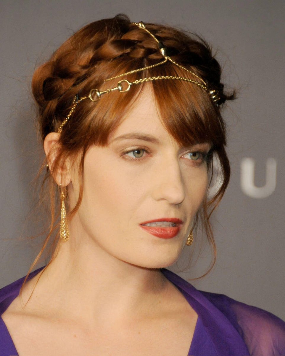 florence welch photographed by gregg deguire at the lacma art + gala in 2012.