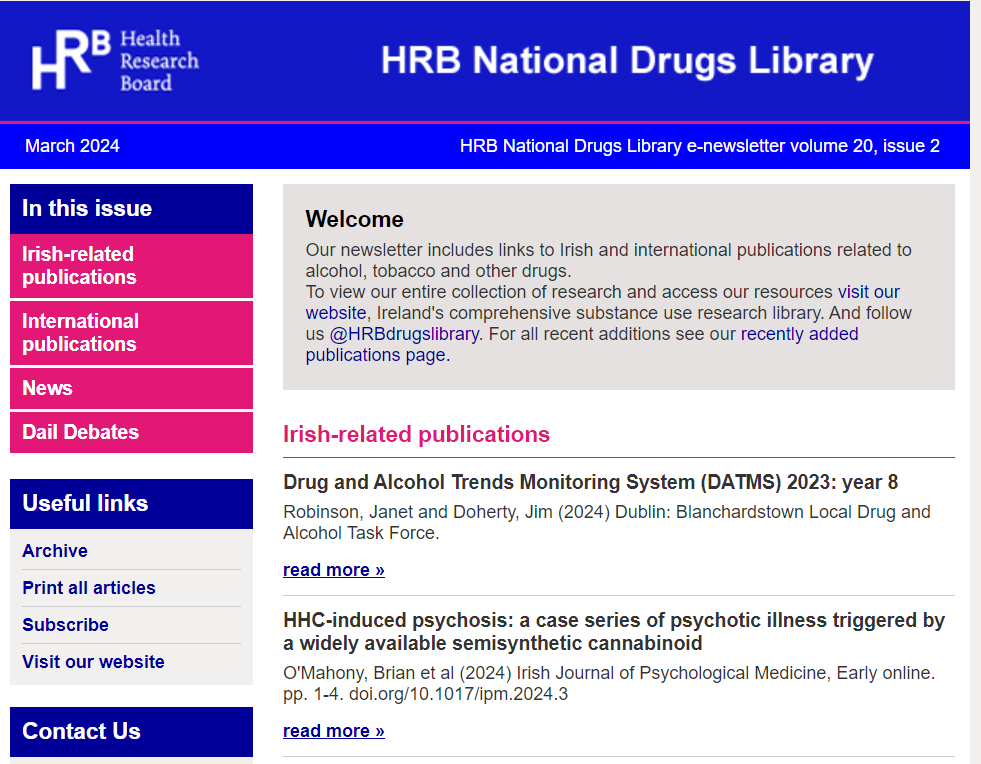 Friday afternoon is a great time to catch-up on drug-related articles & reports from February drugsandalcohol.ie/php/newsletter…