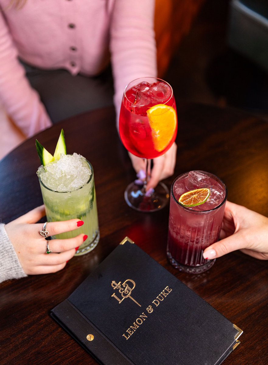 Our non-alcoholic cocktails such as the Apple Nojito & Not a Whiskey Sour means everyone can enjoy a delicious drink at Lemon & Duke 🍹 #lemonandduke #mocktails