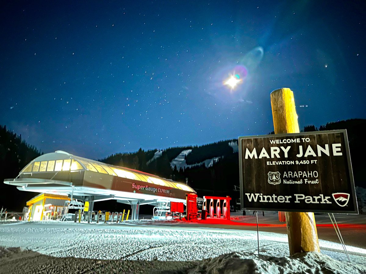 It’s a Mary Morning! Pretty Friday morning at Mary Jane/Winter Park. #9News #9wx
