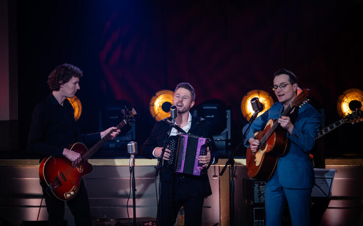 Dwayne Verheyden, Tim Slaats en Johan de Haan in Nachsjiech dlvr.it/T3T4Vt