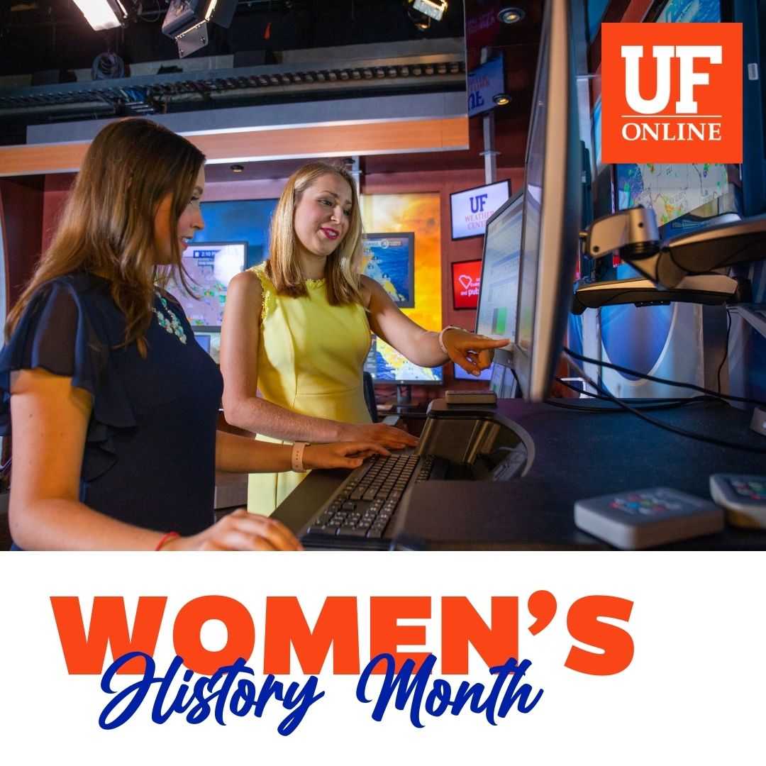 March is Women's History Month! 👩✨ Let's celebrate the dreamers, achievers, and leaders who paved the way for all women to succeed, both at @UF and beyond. Read the stories of women — both past and present — who have made an impact on this university: bit.ly/430l9PB