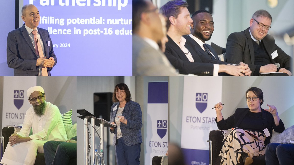 At this week’s conference, we launched the @Eton_Star Partnership with @StarAcademies. An education ‘think & do' tank to elevate the life chances of disadvantaged young people. Thank you to all our delegates for their inspiring, powerful ideas on the future of education #EtonStar