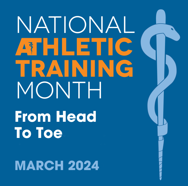 It is finally here! NATIONAL ATHLETIC TRAINING MONTH 2024! Thank you to everyone that helps support our great profession and organization! #NATM2024