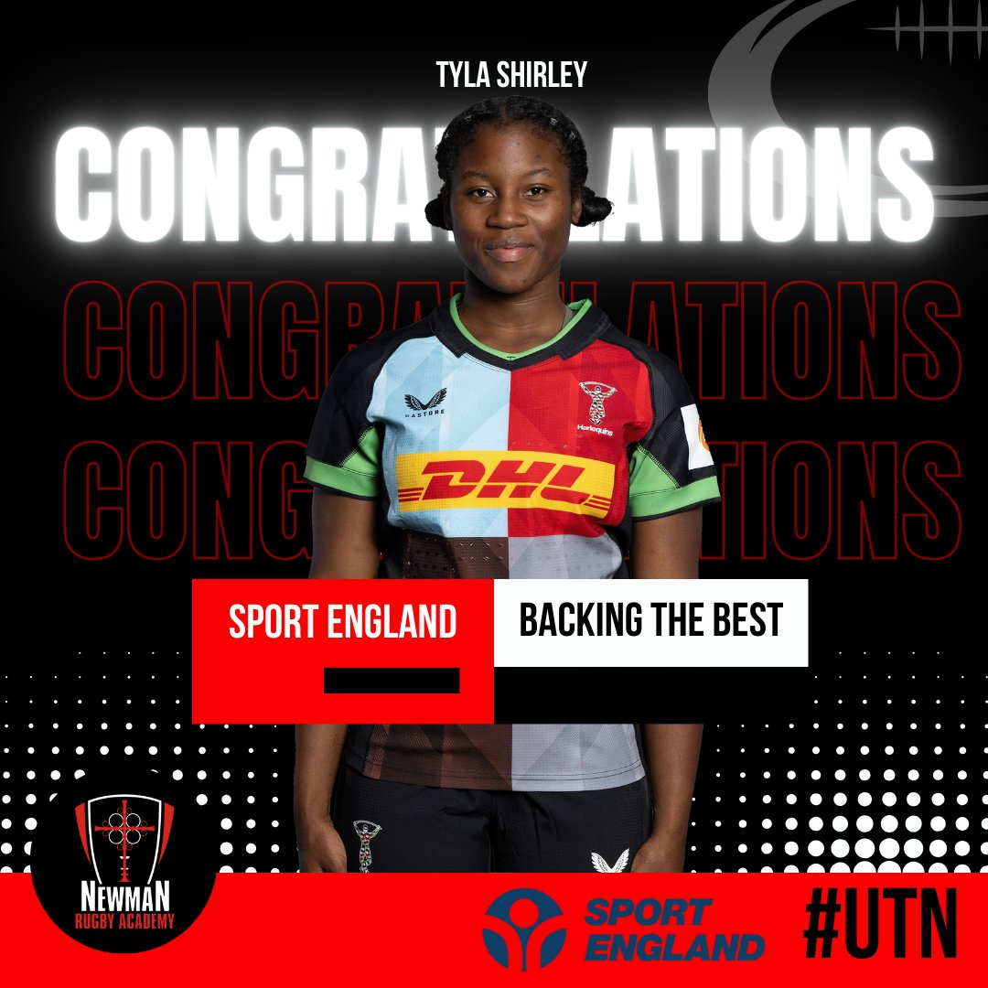 One of our students has won the 'Backing the Best' award from @Sport_England and @TeamSportsAid An INCREDIBLE achievement and well deserved! Read more in our Blog Post... newmancollege.co.uk/post/newman-ru… @CNCSMsJarman @HarlequinsWomen @murphy_CNCSPE @DHLRugby @CastoreEngland