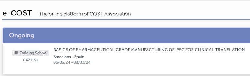 <a href="/HaploiPS/">HAPLO-iPS</a> course on the "BASICS OF #PHARMACEUTICAL GRADE #MANUFACTURING OF #iPSC FOR CLINICAL TRANSLATION" next week at <a href="/BSTRecerca/">RECERCA / Banc de Sang i Teixits de Catalunya</a>