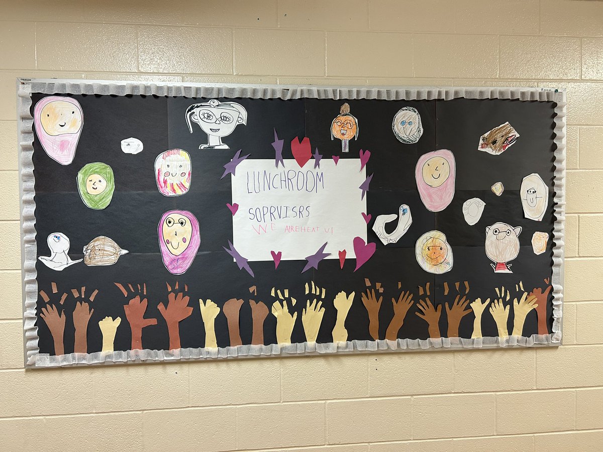 It’s lunchroom supervisor appreciation day! We appreciate you. #appreciationpost