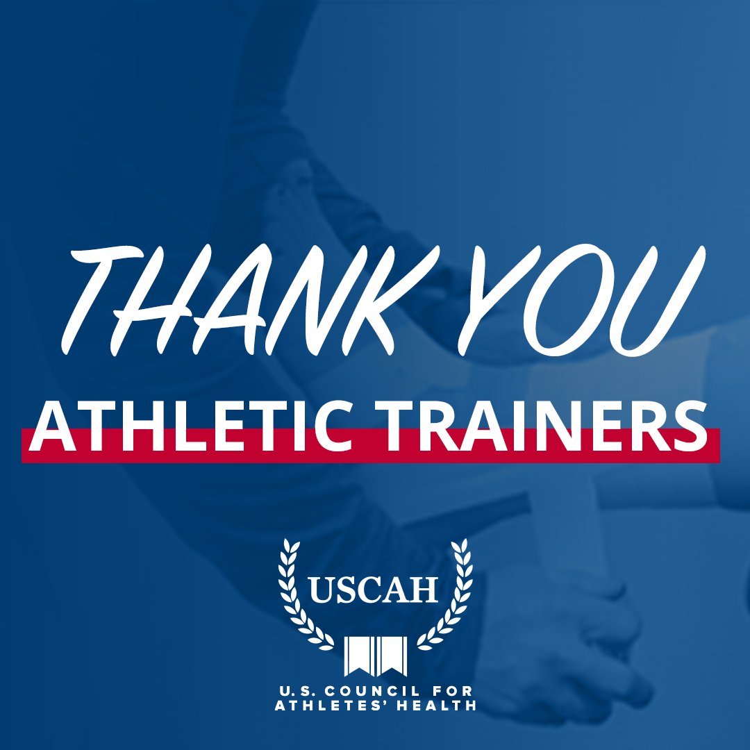 March is National Athletic Training Month!

A big thank you to all ATs who play a crucial role in ensuring the health, safety, and well-being of athletes.

#ForAthletesHealth | #NATAM2024