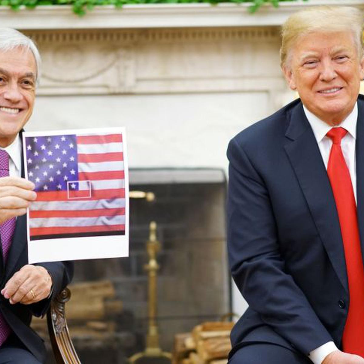 Desde que Piñera le pegó una banderita de Chile a la bandera de Estados Unidos, no se veía alguien tan arrastrado ante las órdenes de Washington...Milei es la alfombra de la Casa Blanca