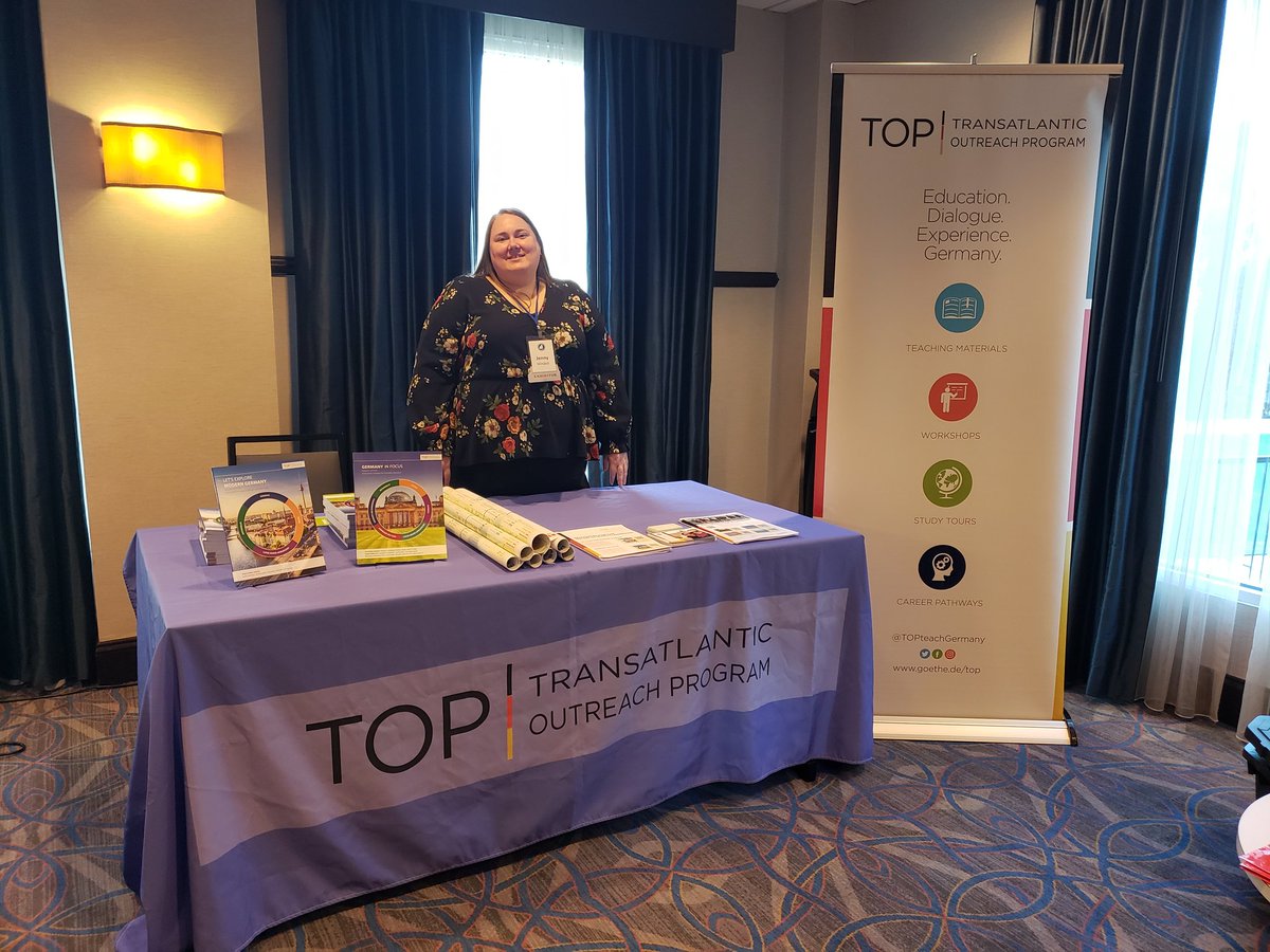 TOP is attending the @MidStatesCSS Conference in Annapolis, MD, this weekend! Stop by our booth to learn more about our free instructional resources and fully funded #TOPstudytours to #Germany 🇩🇪 for #socialstudies and #STEM educators.