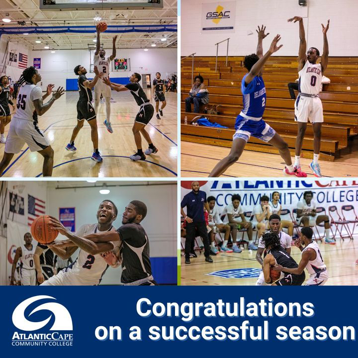 Congratulations on a successful season, Atlantic Cape Men's Basketball squad fell to MONTCO, 87-69, in the 2nd round of the NJCAA Region 19 playoffs on Thurs, Feb 29. Despite the loss, they posted Atlantic Cape's first 20-win season (21-11 overall) in more than 20 years. <a href="/NJCAA/">NJCAA</a>