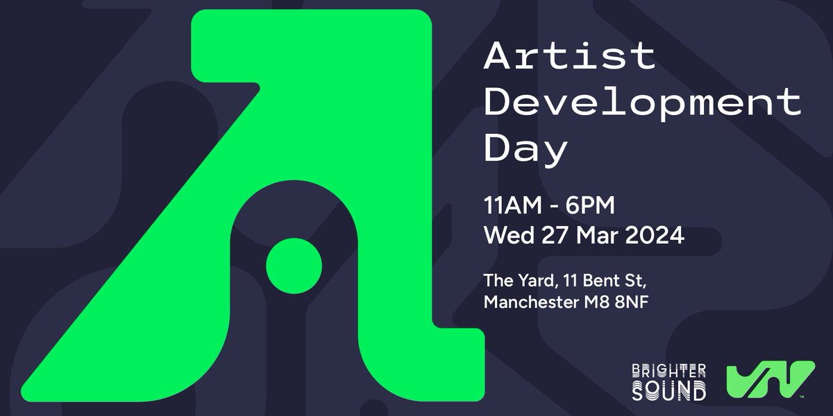 📢 ATTENTION ARTISTS: We're teaming up with @BrighterSound for our latest Artist Development Day 📆Wed 27 Mar @theyard_mcr. Live music, 4 fantastic artist-facilitators inc @Hannabiell @Shunyasound. Lunch prov. + host of industry people to connect with! ➡️ bit.ly/49RsR0Q