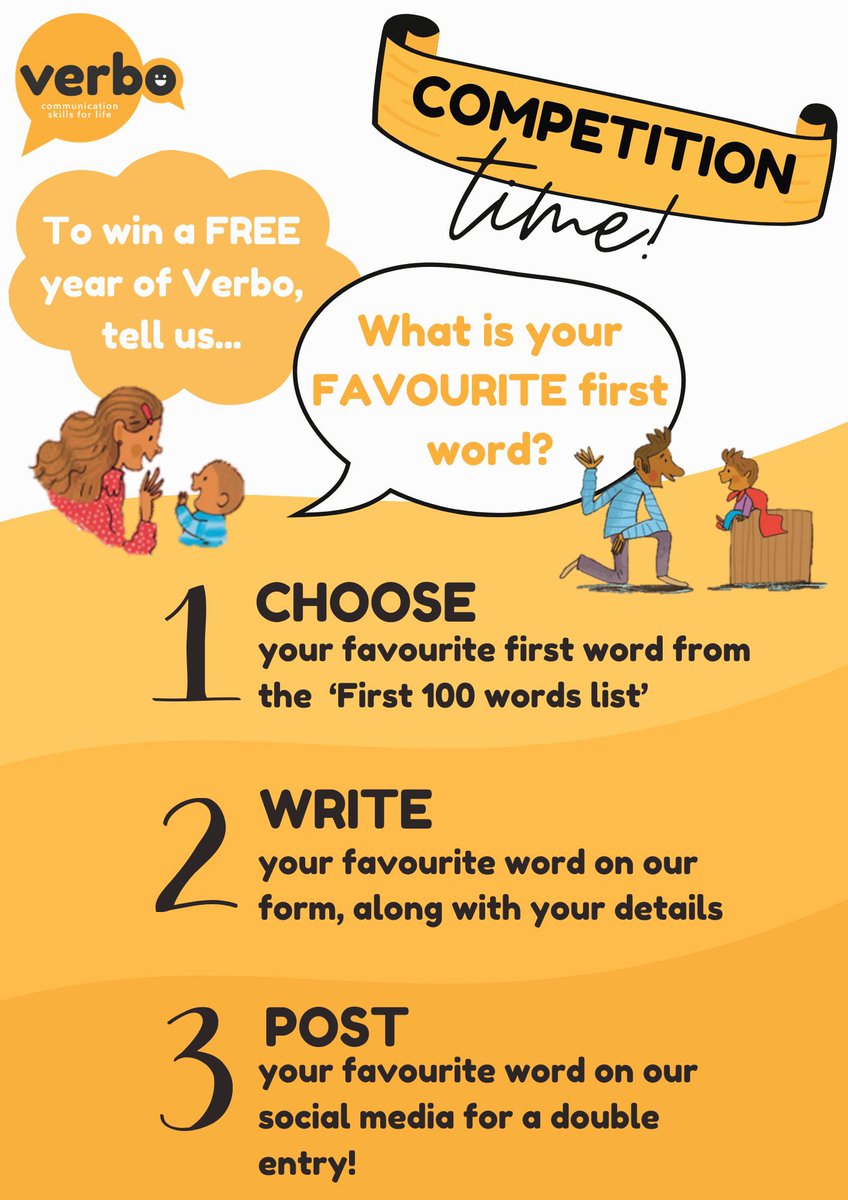 Are you at #childedexpo? Have you entered our competition yet? You can win free access to Verbo, including our #EarlyYears platform & brand-new content for a year! All you have to do is let us know which of the #100firstwords is your favourite. We’re at G8!  🚀@childcareedexpo