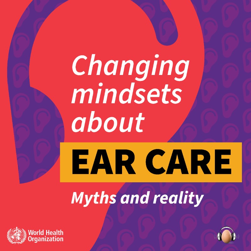 WHO's tweet photo. It's #WorldHearingDay!

There are a lot of myths around ear care.
Make sure you know the FACTS to take good care of your ears https://t.co/5bPCsvvfuV