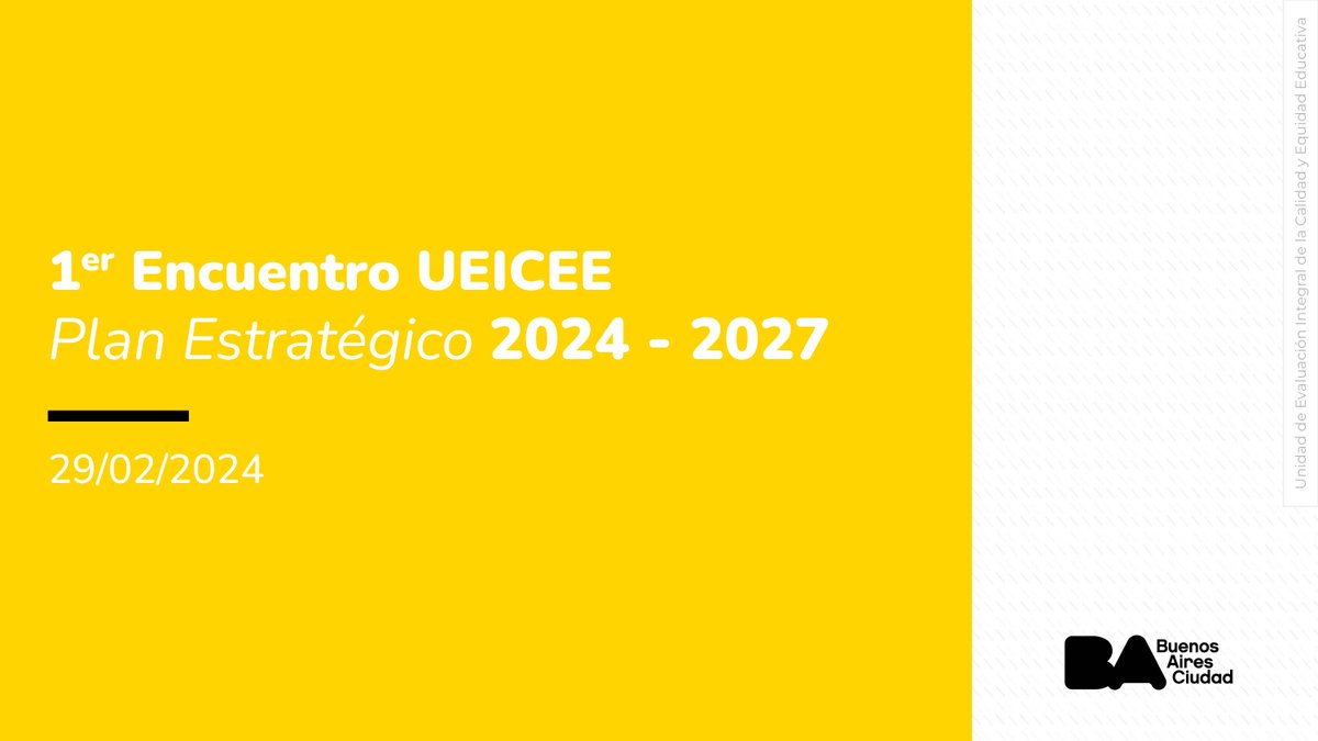 sambonelli's tweet image. ¡Comenzamos con todo!
Quería contarles que, después de mucho trabajo de planificación y rodeada de un equipo con vocación de mejora, presentamos el 𝘗𝘭𝘢𝘯 𝘦𝘴𝘵𝘳𝘢𝘵é𝘨𝘪𝘤𝘰 𝘜𝘌𝘐𝘊𝘌𝘌: 2024-2027