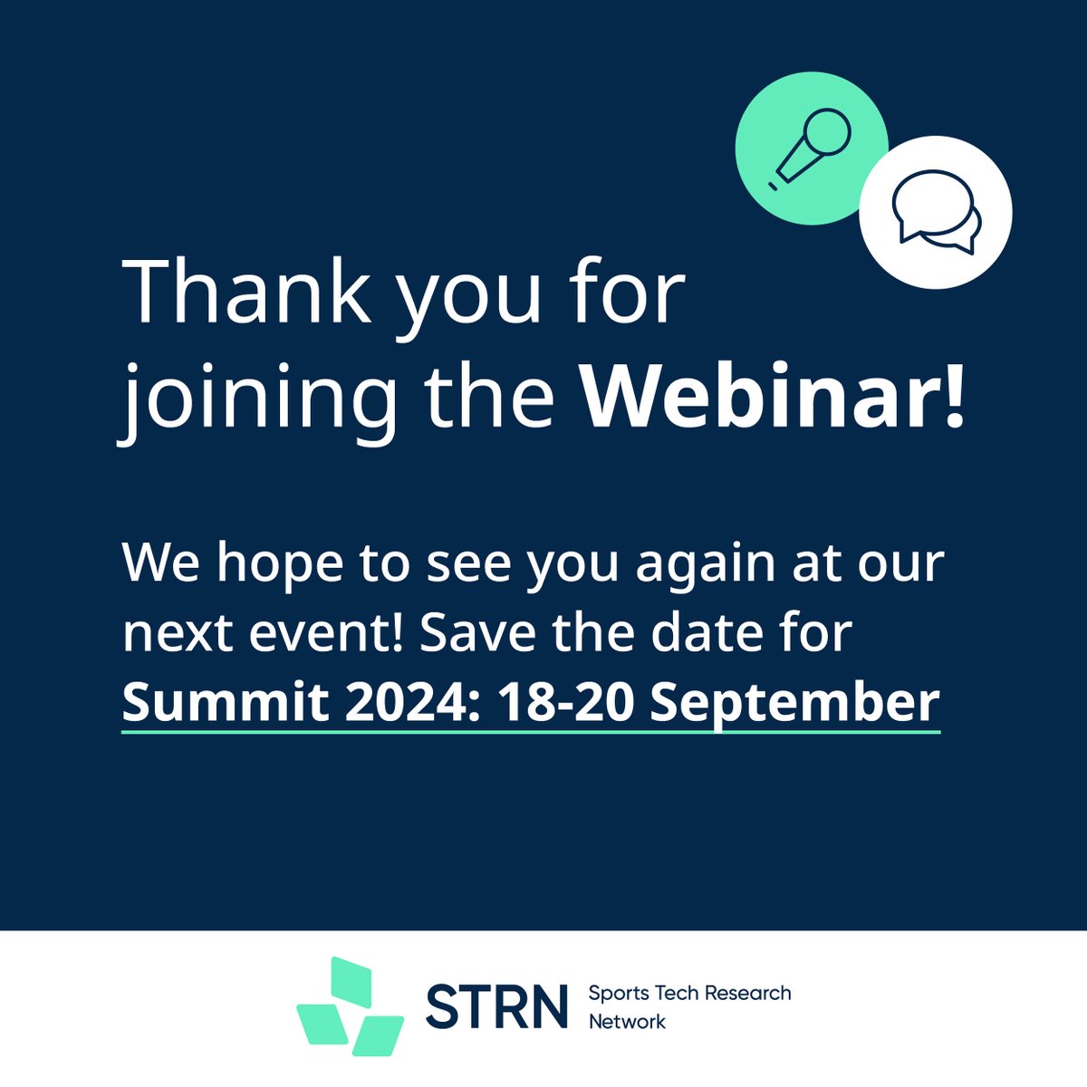Big thanks to everyone who joined our Webinar yesterday! 🎙️😀 🙏 We're very lucky to be surrounded by so many inspiring people. Hope you had a great time! 👀 Can’t get enough? Put 18 - 20 September 2024 in your calendar, because we are hosting... another SUMMIT event! 🤩💥