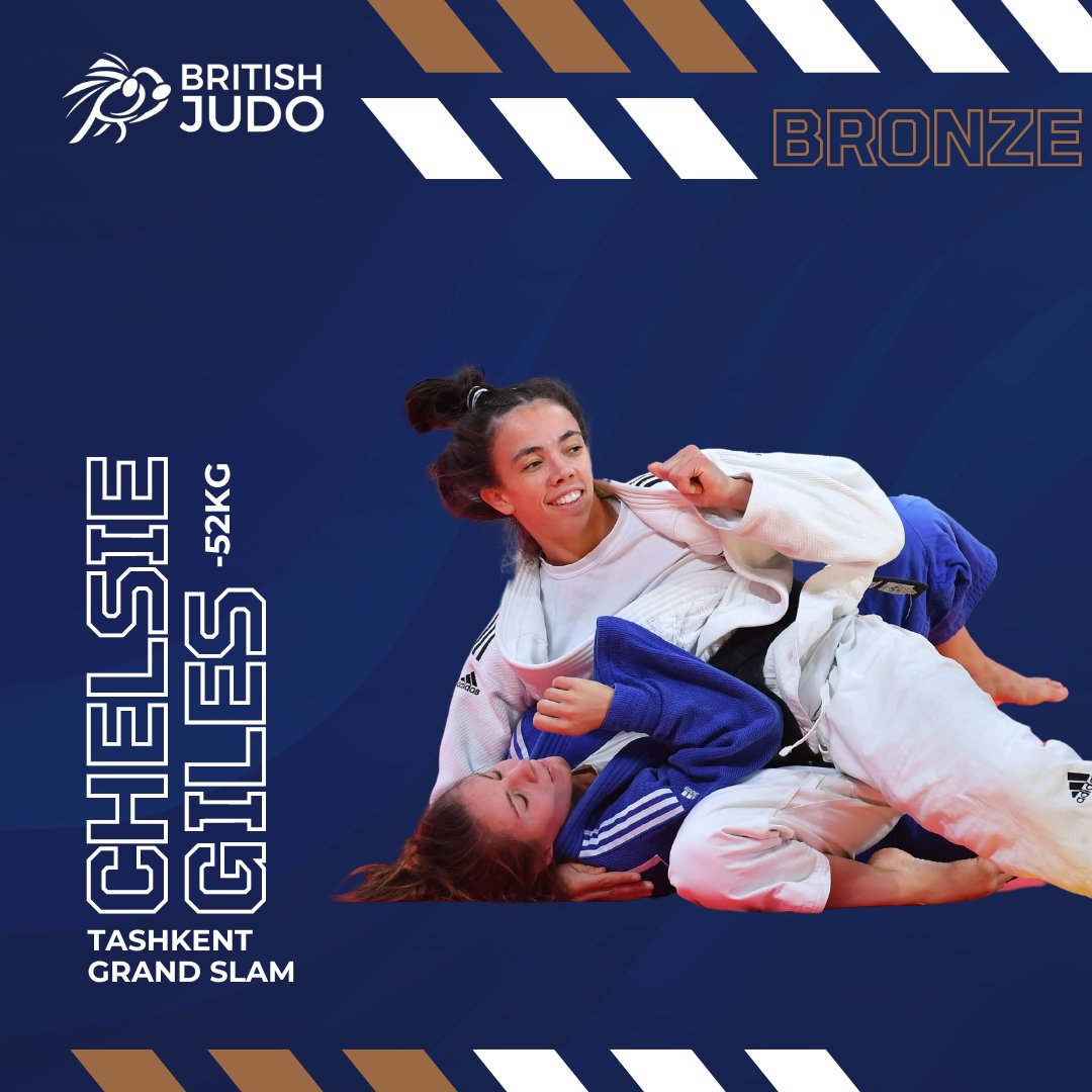 Chelsie Giles take 🥉 at the Tashkent Grand Slam #JudoTashkent #WeAreGBJudo🇬🇧🥋