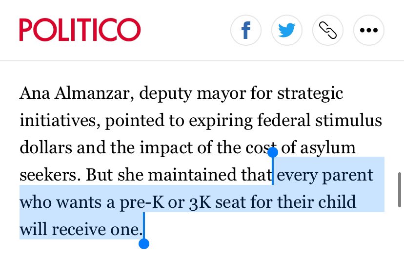 .@nycmayor: every kid who wants a 3k seat will get one. Also @nycmayor: not every kid who wants a 3k seat will get one. Why is Adams confusing already-stressed parents?