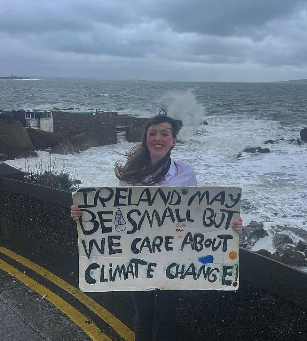 Week 286 #climatestrike Today Dublin was hit with unpredicted snow and ice rain that caught us all by surprise. The ‘storm alphabet’ will have run out by the end of June!! #climatechangeisreal #FridaysForFuture #peoplenotprofit @GretaThunberg @Fridays4future @SchoolStrikesIE