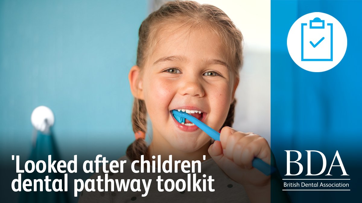 TheBDA's tweet photo. Have you heard about the 'Looked after children' dental pathway toolkit?

Developed by Lucy Ridsdale, Laura Johnston and Simon Hearnshaw, and kindly funded by NHSE WTE Yorkshire and Humber, you can download it here: https://t.co/eg32UEKvtA https://t.co/M8FbwJ3N5w