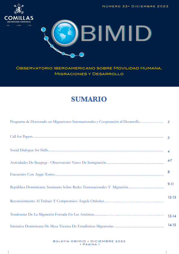 OBIMID's tweet photo. 📷Ya disponible nuestro boletín nº33 del mes de diciembre, con las noticias más destacadas del último trimestre del 2023📷
Link:
https://t.co/lEB1ZKKu5U https://t.co/3ppQbElJGb