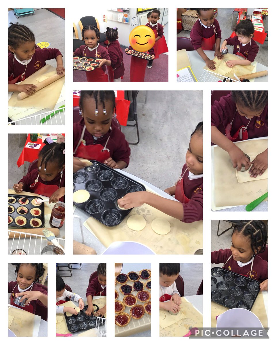 latanya_simms's tweet photo. @HerbMorrPriSch Nursery have been enjoying cooking! The children are becoming real chefs, following all the instructions and naming ingredients while preparing their jam tarts. 🫙🍓🫐#KidsCooking #BakingFun Yum! Yum! 😋 https://t.co/BhX646wecZ