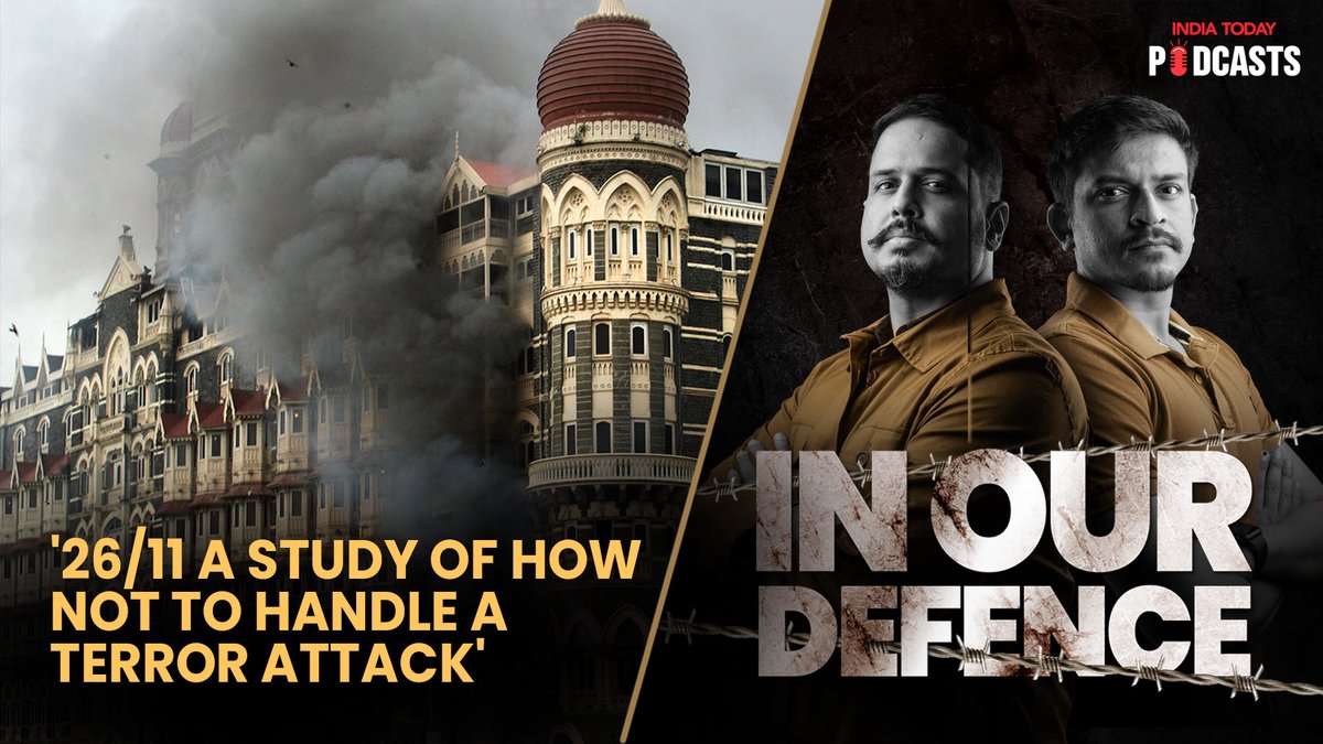 NEW PODCAST EPISODE 🚨 Deep dive into why Mumbai 26/11 was possible -- and why India hasn't done anywhere near enough to prevent another 26/11. Ep 14 of ‘In Our Defence’ on all platforms: YT: bit.ly/49q7TGx 🍎🎙️: bit.ly/4bX5B39 Web: bit.ly/3uSr1hh