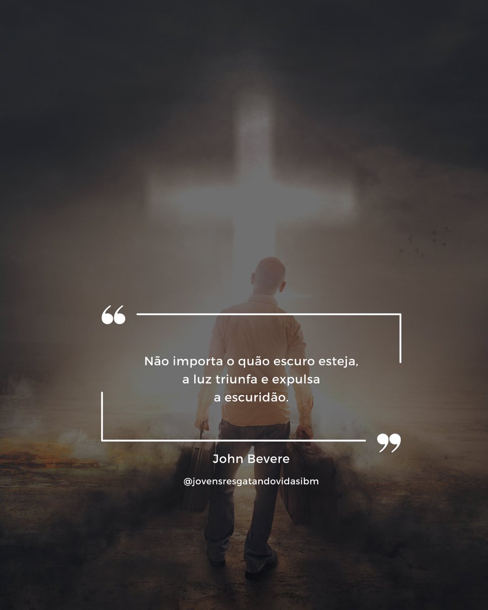 JResgVidasIBM's tweet photo. A luz brilhou sobre nós; Cristo Jesus nos resgatou e salvou. Graças ao seu grande amor, fomos curados e agora somos filhos de Deus! https://t.co/CqD9B22dFh