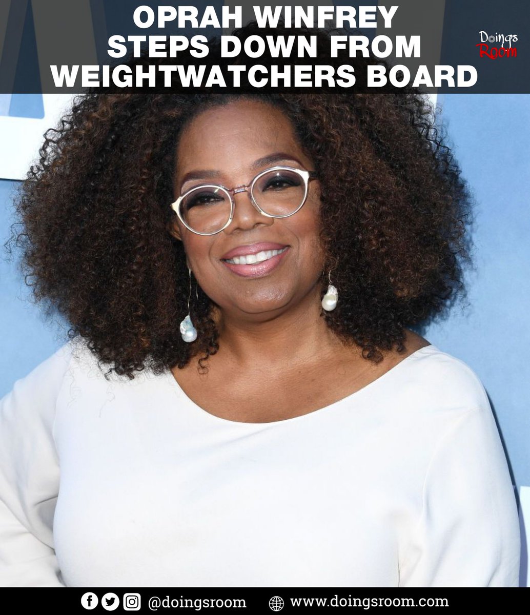 Oprah Winfrey Steps Down From WeightWatchers Board

Talk show host Oprah Winfrey exits the WeightWatchers board, according to a regulatory statement. Her departure is noted as a personal decision without disagreement on company matters.

#DoingsRoom