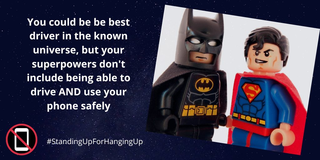 How is it Monday again? It's true - there is no way of safely using a mobile phone while driving. Our brains don't work like that. If you're distracted, anything could go wrong. The best drivers put their phones away. Thank you to all those superheroes. @syptweet @SYPOperations