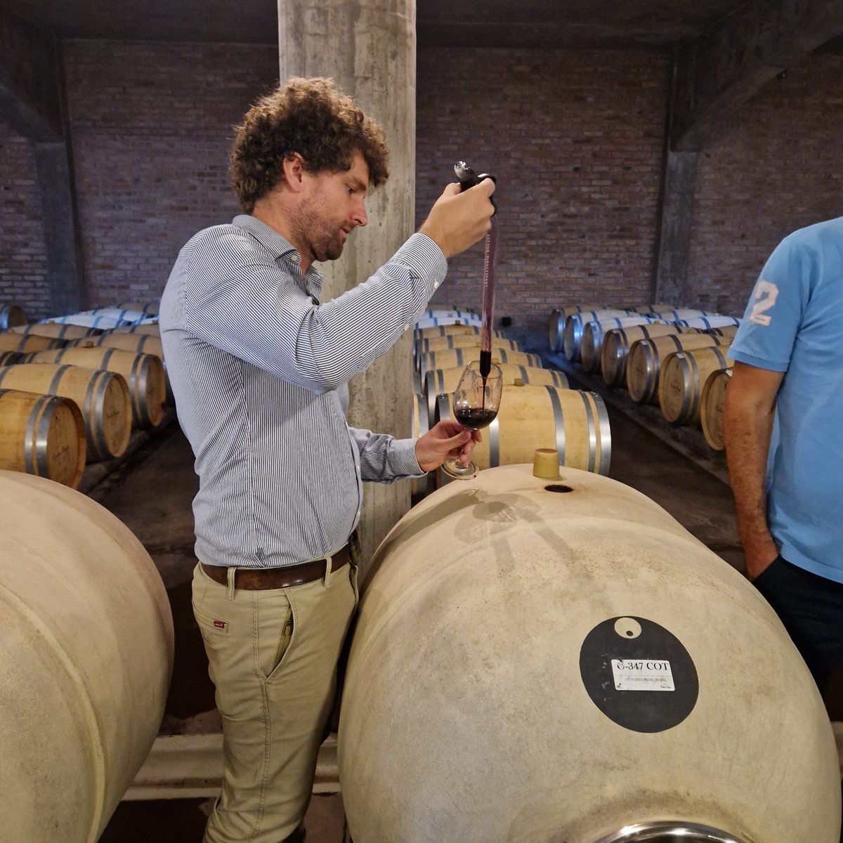 ✈️ Condor on Tour! ✈️

Lovely day at organic Los Chacayes winery <a href="/BgaPiedraNegra/">BodegaPiedraNegra</a> 🍃

Tasted some super wines in this beautiful setting with winemaker Thibault Lepoutre

Thanks for having us <a href="/FrancoisLurton/">François Lurton</a> 

#condorontour #organicwine #sustainability #condor #southamericanwines