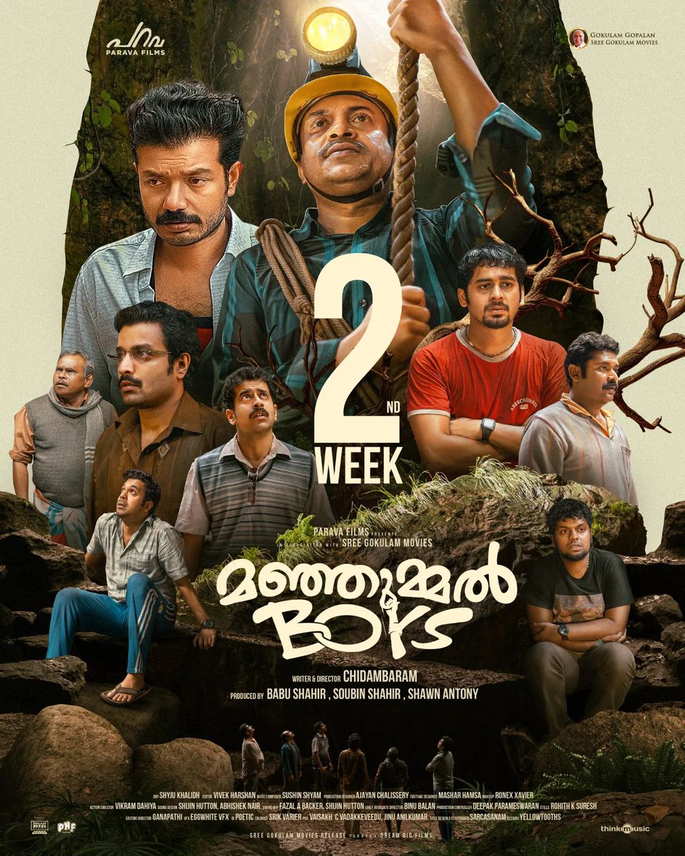 Mollywoodbinge's tweet photo. #ManjummelBoys  2nd Week Running Successfully in Theatres Near You!

#2ndWeek #ParavaMovie https://t.co/cM0HuZXF49