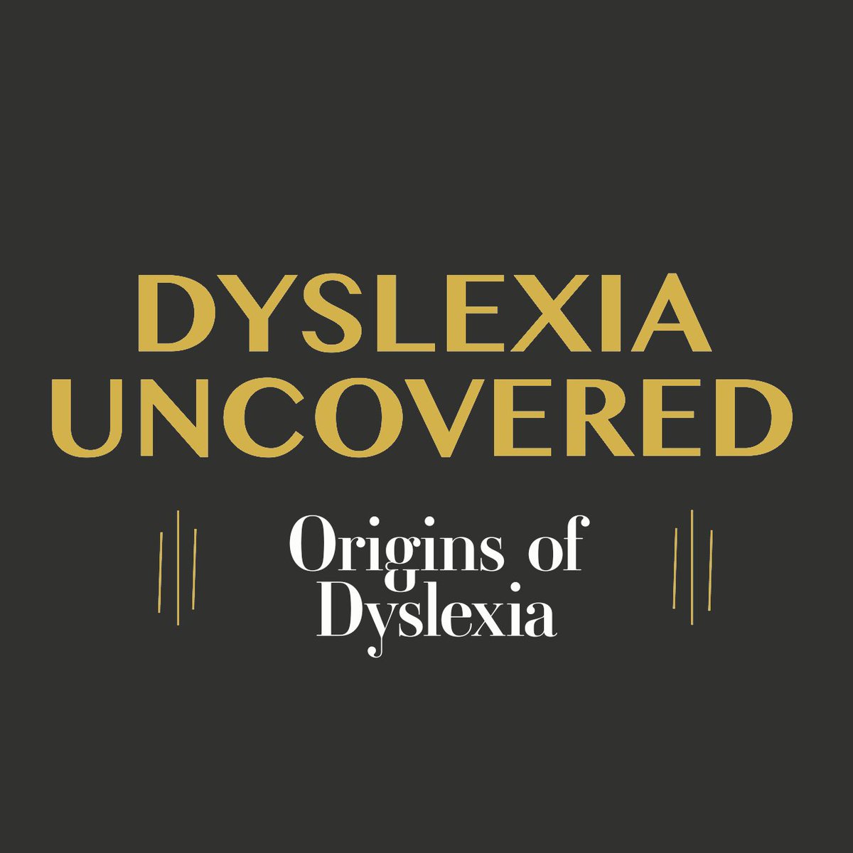 A new episode of Dyslexia Uncovered is out today. It introduces a current definition of dyslexia and recounts early case studies of dyslexia. buzzsprout.com/2310910/144230…