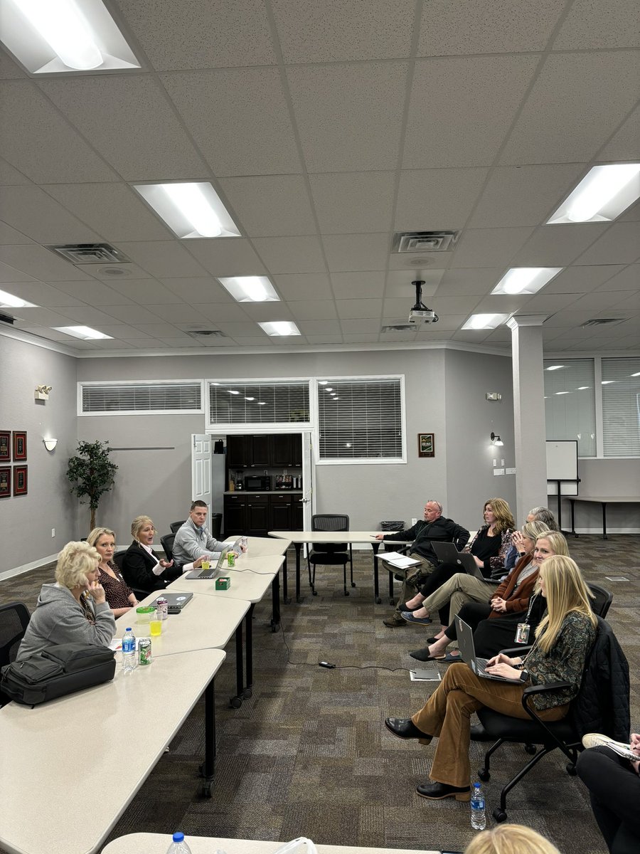 Our “Aspiring Leadership” cohort members learning about leadership from our awesome principals. <a href="/GreenevilleCity/">GCS</a>