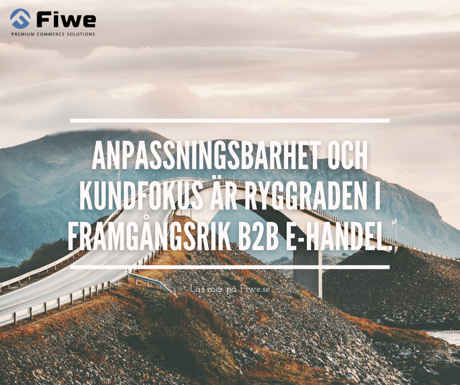 FiweCommerce's tweet photo. Anpassningsbarhet och kundfokus är ryggraden i framgångsrik B2B e-handel. https://t.co/lv8zFaDUsb https://t.co/fgqsYVLkWy