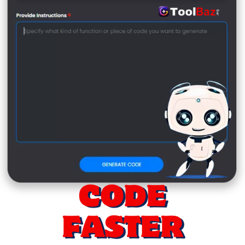 ToolBaz.org AI Code Generator! 📷Unlock the power of automated coding today! 📷📷toolbaz.org to supercharge your coding journey! #toolbaz
#AICodeGenerator
#aicodewriter