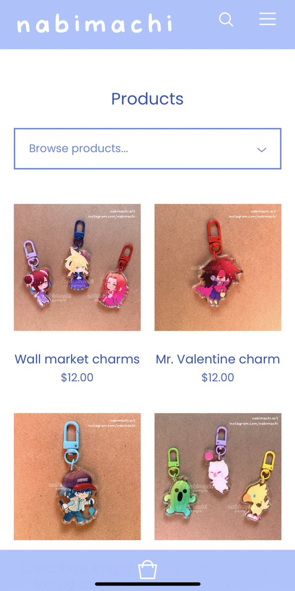 nabimachi_'s tweet image. HAPPY FFVII REBIRTH RELEASE!! I&apos;ve updated my sh0p with new FF charms and stickers that I&apos;m rly excited about! L1nk is in my b1o, RTs and shares are super appreciated!! ✨