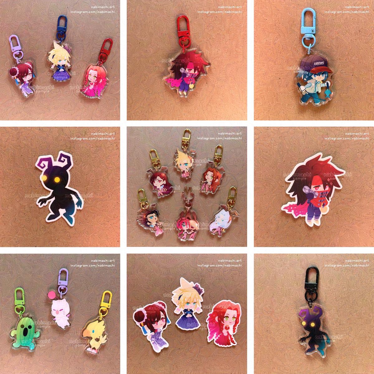 nabimachi_'s tweet image. HAPPY FFVII REBIRTH RELEASE!! I&apos;ve updated my sh0p with new FF charms and stickers that I&apos;m rly excited about! L1nk is in my b1o, RTs and shares are super appreciated!! ✨